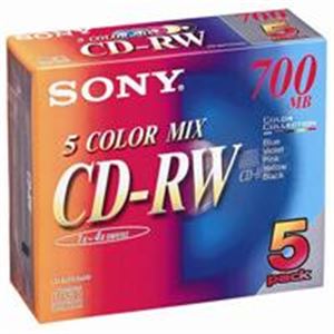 SONY(ソニー) CD-RW ＜700MB＞ 5CDRW700EX 5枚