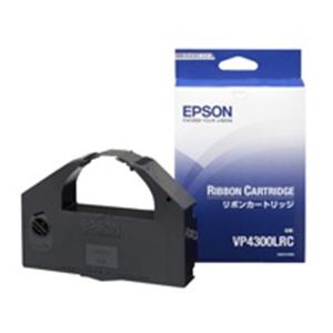 (業務用5セット) EPSON（エプソン） リボンカートリッジ VP4300LRC 黒 - 拡大画像