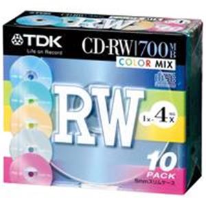 TDK CD-RW ＜700MB＞ 80X10CCS 10枚