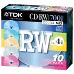 TDK CD-RW ＜700MB＞ 80X10CCS 10枚