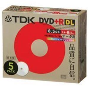 TDK DVD+R DL ＜8.5GB＞ D+R85PWB5S 5枚