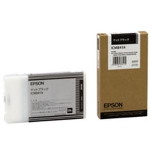 (業務用3セット) EPSON エプソン インクカートリッジ 純正 【ICMB41A】 マットブラック(黒) - 拡大画像