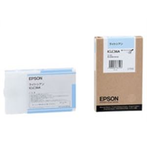 EPSON エプソン インクカートリッジ 純正 【ICLC36A】 ライトシアン - 拡大画像