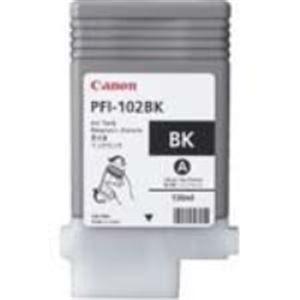 Canon キヤノン インクカートリッジ 純正 【PFI-102BK】 ブラック(黒) - 拡大画像