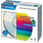 三菱化学メディア DVD-RW ＜4.7GB＞ DHW47Y10V1 10枚