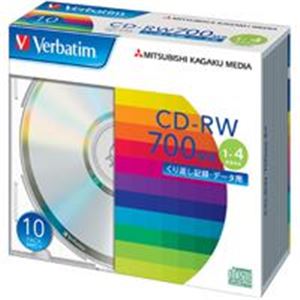 三菱化学メディア CD-RW ＜700MB＞ SW80QU10V1 10枚