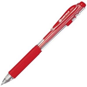(業務用5セット) ジョインテックス ゲルノックボールペン赤100本 H033J-RD-100 【×5セット】 - 拡大画像