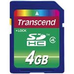 トランセンド SDHCカード4GB TS4GSDHC4