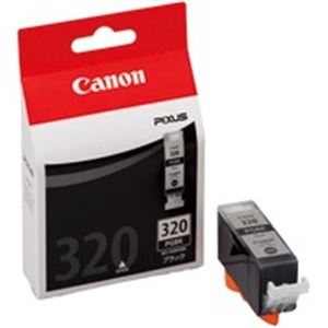 (業務用5セット) Canon キヤノン インクカートリッジ 純正 【BCI-320PGBK】 4本入り ブラック(黒) ×5セット - 拡大画像