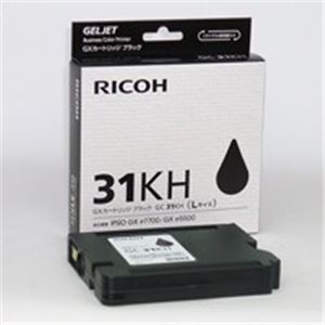 (業務用3セット) RICOH（リコー） GXカートリッジ GC31KH ブラック - 拡大画像