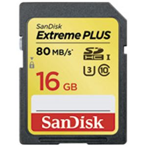 (業務用5セット) サンディスク SDカード 16GB SDSDXS-016G-JU3 - 拡大画像