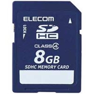 エレコム(ELECOM) SDHCメモリカード 8GB MF-FSDH08GC4R