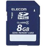 エレコム(ELECOM) SDHCメモリカード 8GB MF-FSDH08GC4R