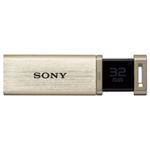 (業務用2セット) SONY(ソニー) USBメモリー32GB ゴールドUSM32GQX N