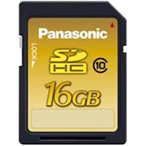 (業務用5セット) Panasonic（パナソニック） SDHCメモリーカード 16GB RP-SDWA16GJK - 拡大画像