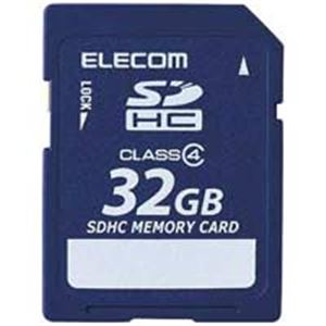 エレコム(ELECOM) SDHCメモリカード 32GB MF-FSDH32GC4R