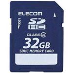 エレコム(ELECOM) SDHCメモリカード 32GB MF-FSDH32GC4R