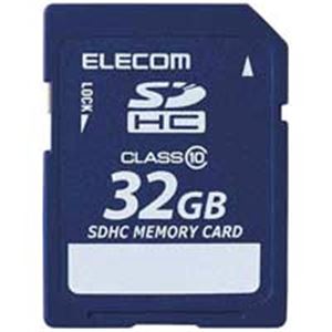 エレコム(ELECOM) SDHCメモリカード 32GB MF-FSDH32GC10R