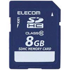 エレコム(ELECOM) SDHCメモリカード 8GB MF-FSDH08GC10R