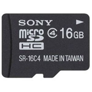 SONY(ソニー) マイクロSDHCメモリーカード 16GB SR-16A4 - 拡大画像