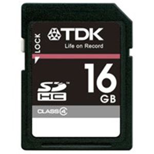 TDK SDHCメモリーカード 16GB T-SDHC16GB4