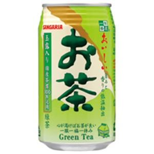 日本サンガリア おいしいお茶（缶） 340g×24本