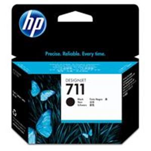(業務用5セット) HP ヒューレット・パッカード インクカートリッジ 純正 【hp711 CZ133A】 ブラック(黒) 大容量 - 拡大画像