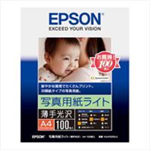 EPSON（エプソン） フォト光沢紙 KA4100SLU A4 100枚