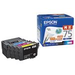 (業務用3セット) EPSON（エプソン） インクカートリッジ IC4CL75 4色パック 【×3セット】