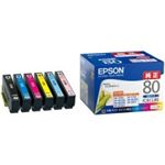 EPSON（エプソン） インクカートリッジ IC6CL80 6色パック