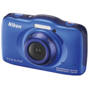 ニコン デジタルカメラ COOLPIX S32 ブルー