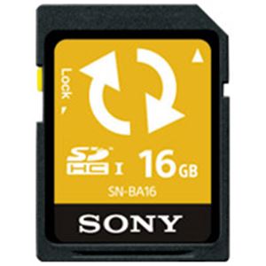 SONY(ソニー) Backup機能付SDカード16GB SN-BA16 F - 拡大画像