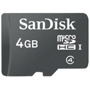 サンディスク microSDHCカード 4GB SDSDQ-004G-J35U