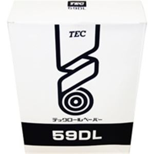 (業務用5セット) 東芝テック レジ用ロール 普通紙 59DLW 40巻 【×5セット】 - 拡大画像