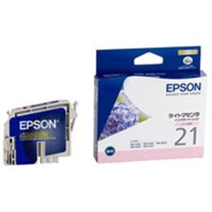 (業務用40セット) EPSON エプソン インクカートリッジ 純正 【ICLM21】 ライトマゼンタ - 拡大画像
