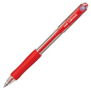 （業務用30セット）三菱鉛筆 ボールペン VERY楽ノック SN10005.15赤 - 拡大画像