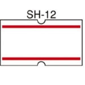（業務用3セット）ニチバン ラベル Sho-Han用 赤2本線 10巻 ×3セット - 拡大画像