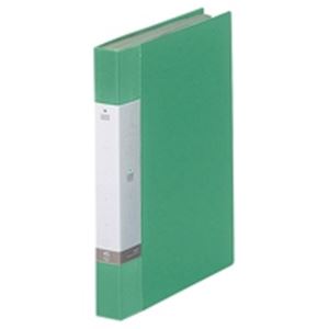 (業務用20セット) LIHITLAB クリアブック/クリアファイル リクエスト (A4/タテ型) 固定式 40ポケット G3202-7 緑 b04