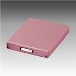 （まとめ買い）LIHITLAB デスクトレー トレイ A-718 A3 ローズピンク  【×20セット】