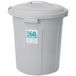（まとめ買い）セキスイ エコポリペール 丸型 60L   PEFN67H  【×30セット】