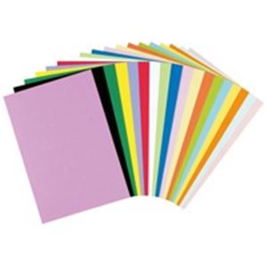 (業務用2セット)リンテック 色画用紙/工作用紙 【八つ切り 100枚×2セット】 紫 NC241-8 - 拡大画像