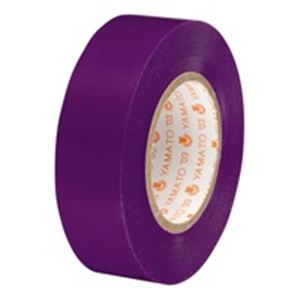 (業務用5セット)ヤマト ビニールテープ/粘着テープ 【19mm×10m/紫】 10巻入り NO200-19 ×5セット - 拡大画像