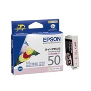 (業務用5セット) EPSON エプソン インクカートリッジ 純正 【ICLM50】 ライトマゼンタ - 拡大画像