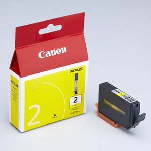 (業務用4セット) Canon キヤノン インクカートリッジ 純正 【PGI-2Y】 イエロー(黄) - 拡大画像