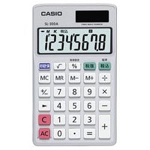 (業務用4セット)カシオ CASIO 手帳サイズ電卓 SL-300A-N 商品画像