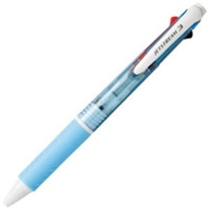 (業務用10セット) 三菱鉛筆 多色ボールペン/ジェットストリーム 3色 【0.7mm】 油性 黒・赤・青 SXE340007.8 水 - 拡大画像