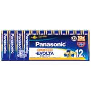 (業務用30セット) Panasonic パナソニック エボルタ乾電池 単4 12個 LR03EJ12SW ×30セット 商品画像