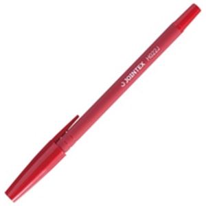 （業務用10セット）ジョインテックス ラバーボールペン 赤10本 H022J-RD-10 10本 ×10セット - 拡大画像