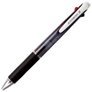 (業務用10セット) 三菱鉛筆 多色ボールペン/ジェットストリーム 3色 【0.7mm】 油性 黒・赤・青 SXE340007.24 黒 - 拡大画像