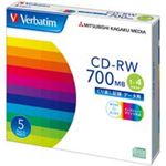 (業務用60セット) 三菱化学メディア CD-RW ＜700MB＞ SW80QP5V1 5枚